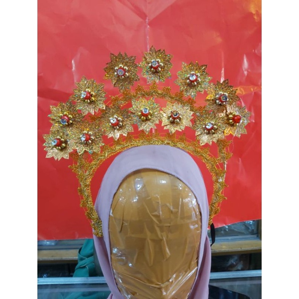 bando mahkota assesoris pengantin melayu Riau