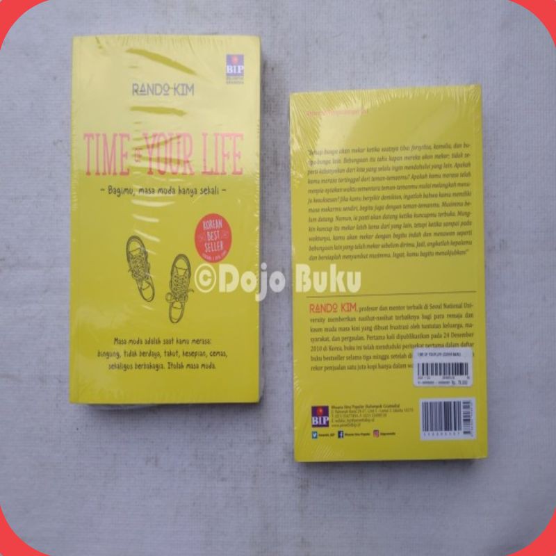 Buku Time of Your Life - Cover baru Rando Kim [ORIGINAL]