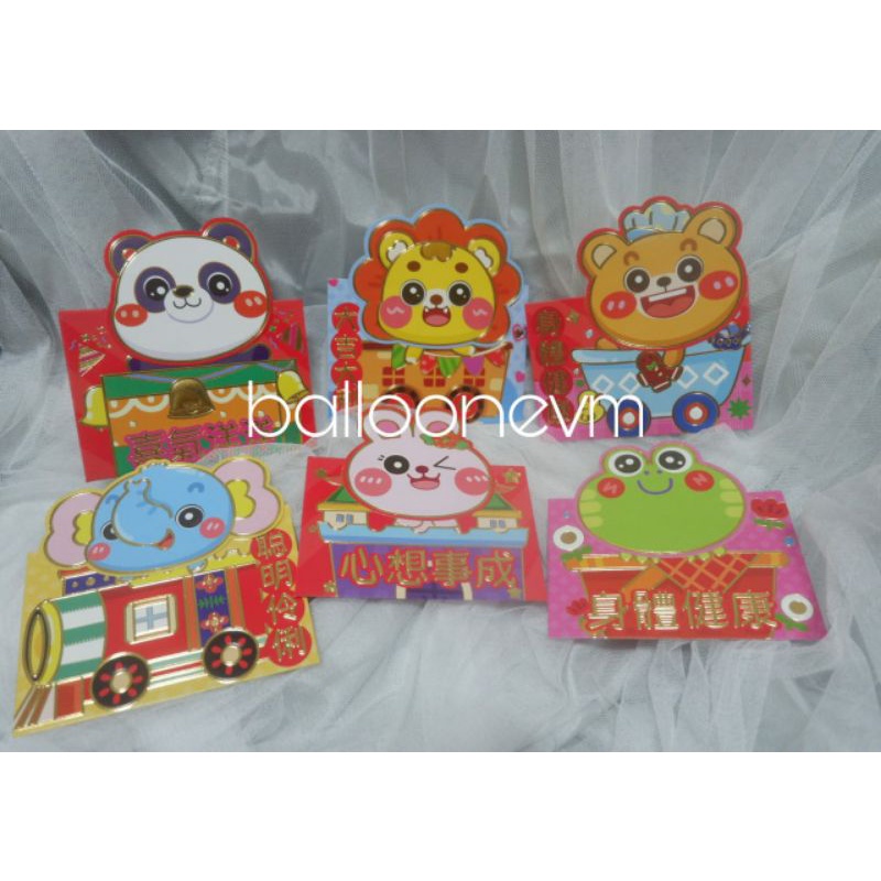 

Angpao Imlek Kepala Animal Lucu Terbaru isi 6 lembar