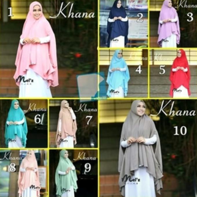 Jilbab Syari Jilbab Syari Khimar Khana Syar'i / Cardi Khana