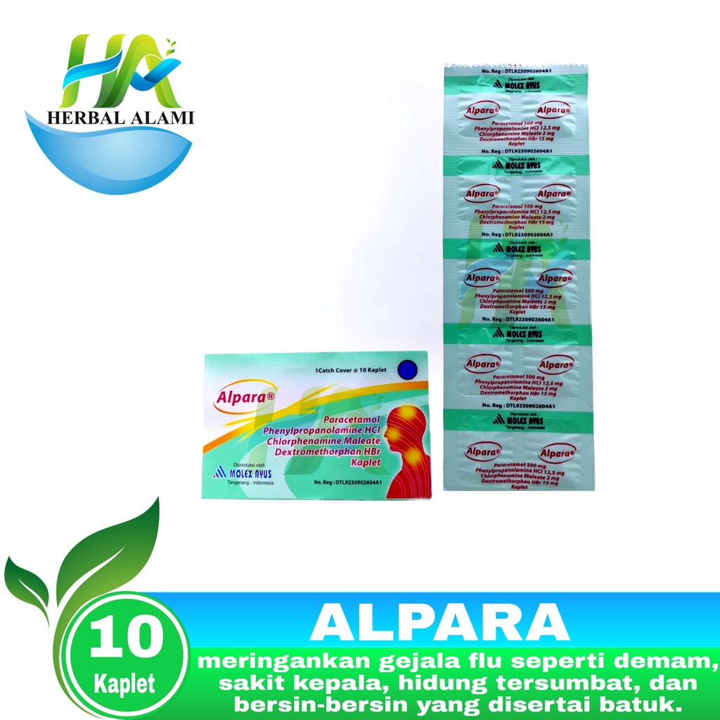 Alpara Tablet  Persetrip - obat sakit kepala kepala flu &amp; demam