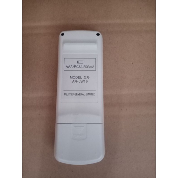Remote AC Fujitsu General AR-JW19 Original Remot Fujitsu General Limited Murah