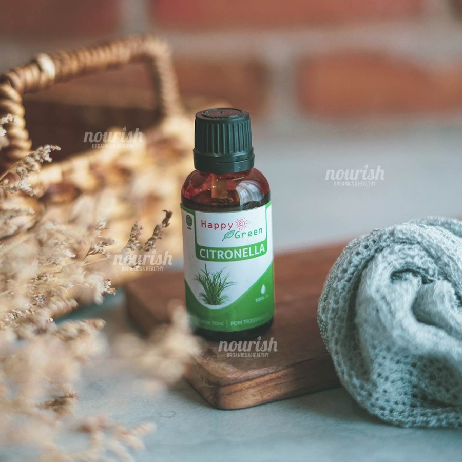 Happy Green Citronella Essential Oil (30ml) - Minyak Sereh Wangi