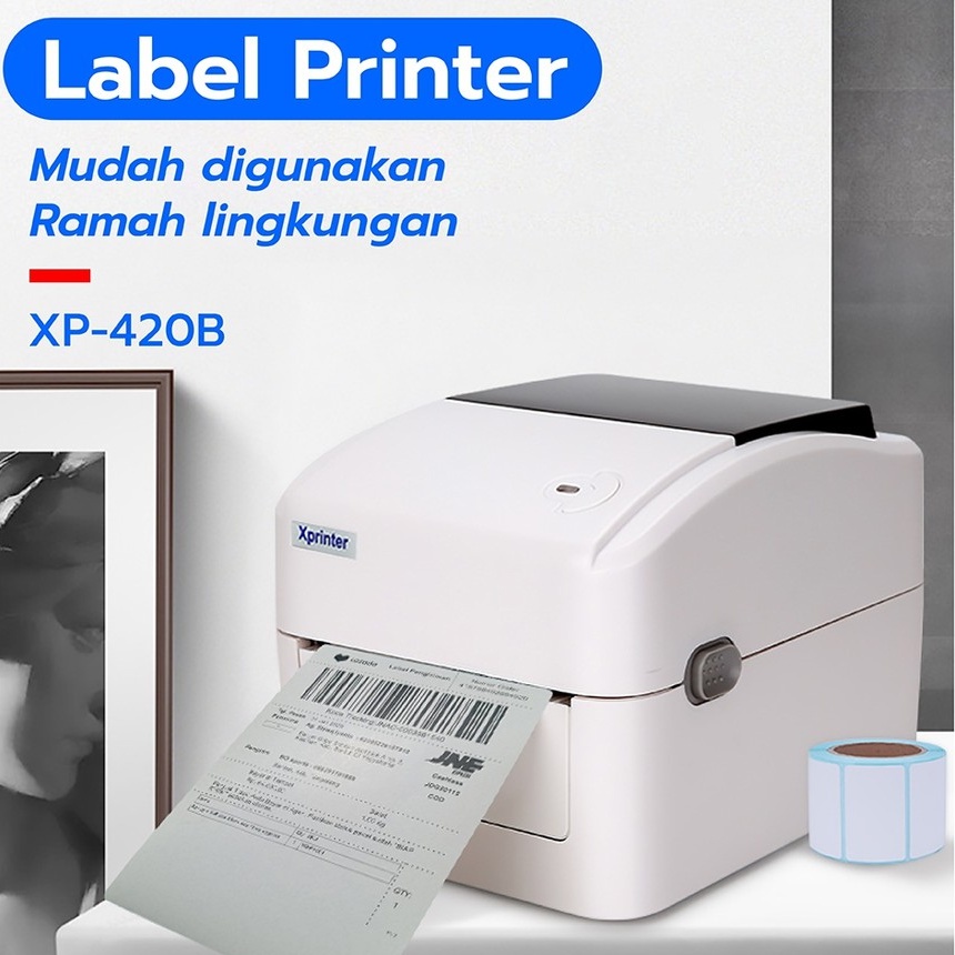XPrinter Printer Barcode Thermal / Label Printer XPRINTER XP-420B Size 110MM / Printer Label Online 