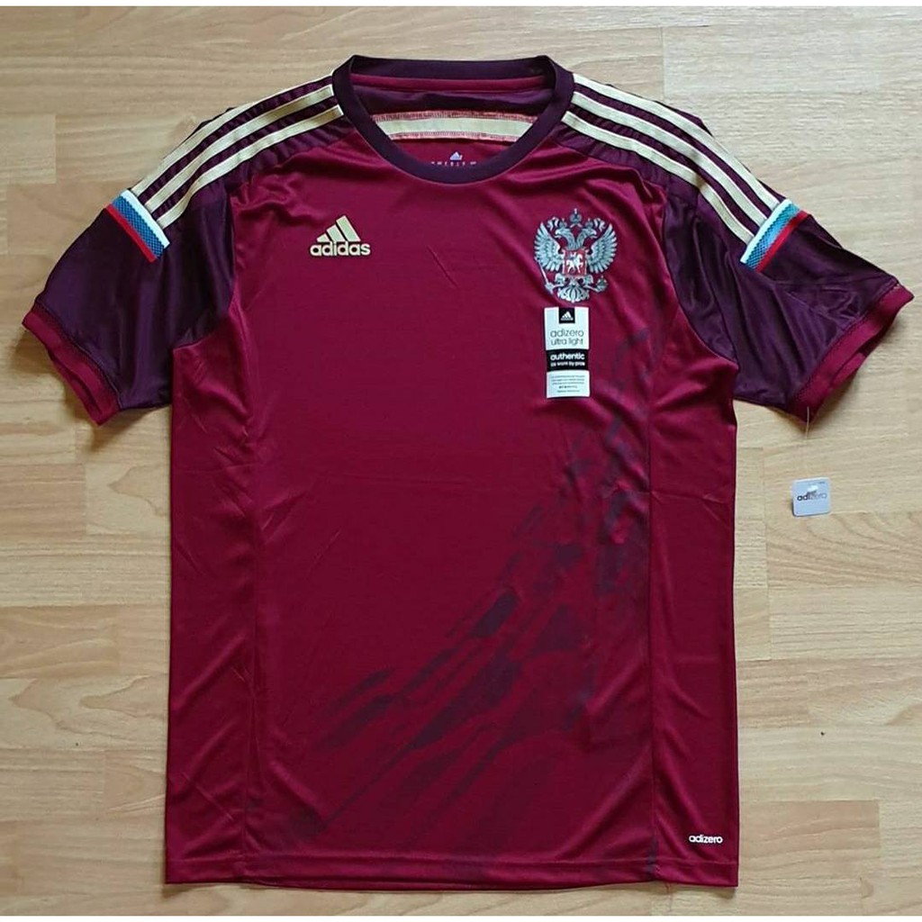 Jersey Russia Euro 2016 Home Adizero Player Issue Baju Bola Negara