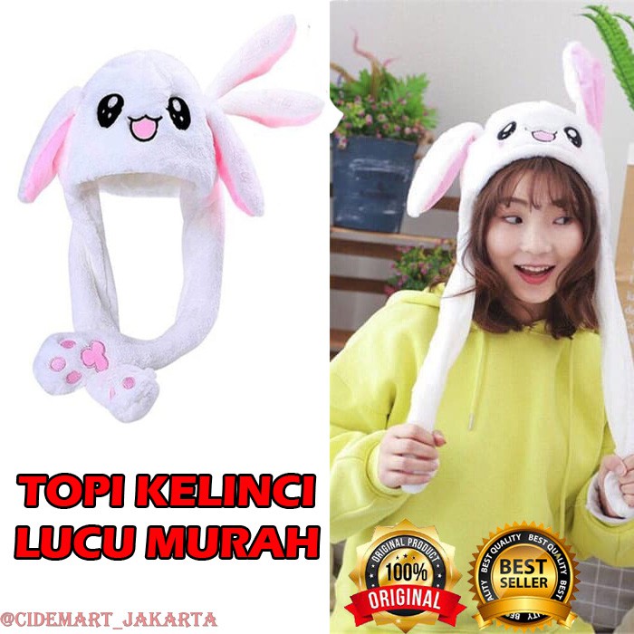 [BISA COD] TOPI KELINCI LUCU BUNNY HAT / MAGIC RABBIT HAT KOREA / TOPI KPOP