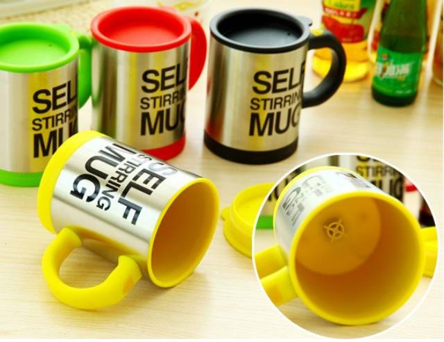✅COD SELF STIRRING MUG GELAS MENGADUK OTOMATIS PENGADUK KOPI TEH SENDIRI CANGKIR  STIR KADO UNIK-2