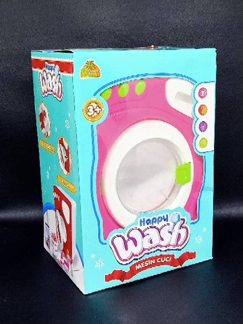 Mainan Mesin Cuci Putar Otomatis Happy Wash Kado Ulang Tahun