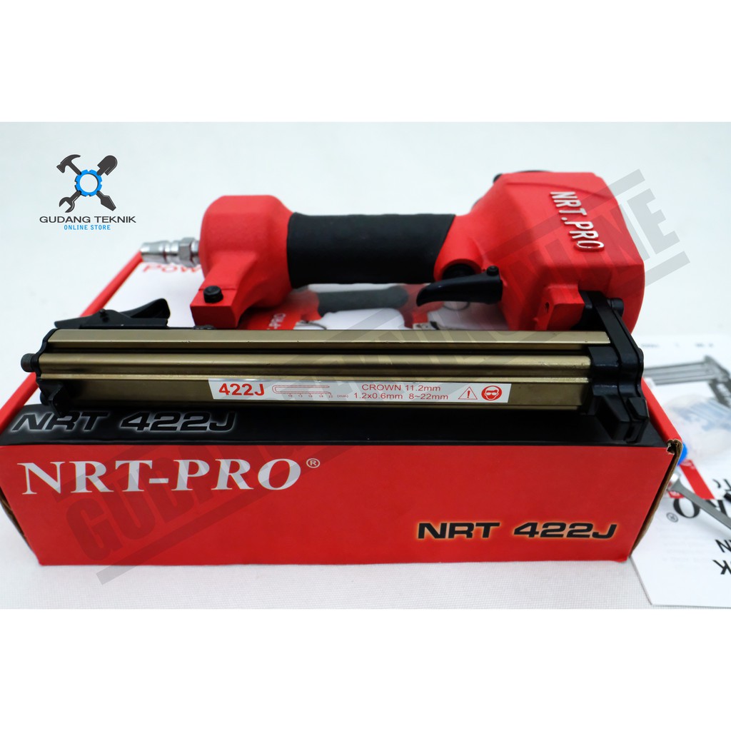 Mesin Steples NRT 422J Tipe U - Air Nailer NRT PRO NRT422J Paku Tembak Angin