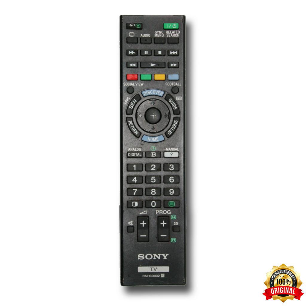 REMOT TV SONY LCD/LED TYPE RM-GD032 ASLI ORIGINAL