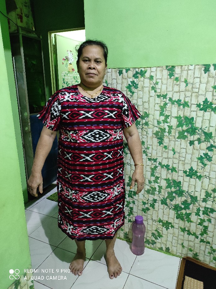 Dt Collection - Dress Batik Wanita Lengan Pendek Motif Songket