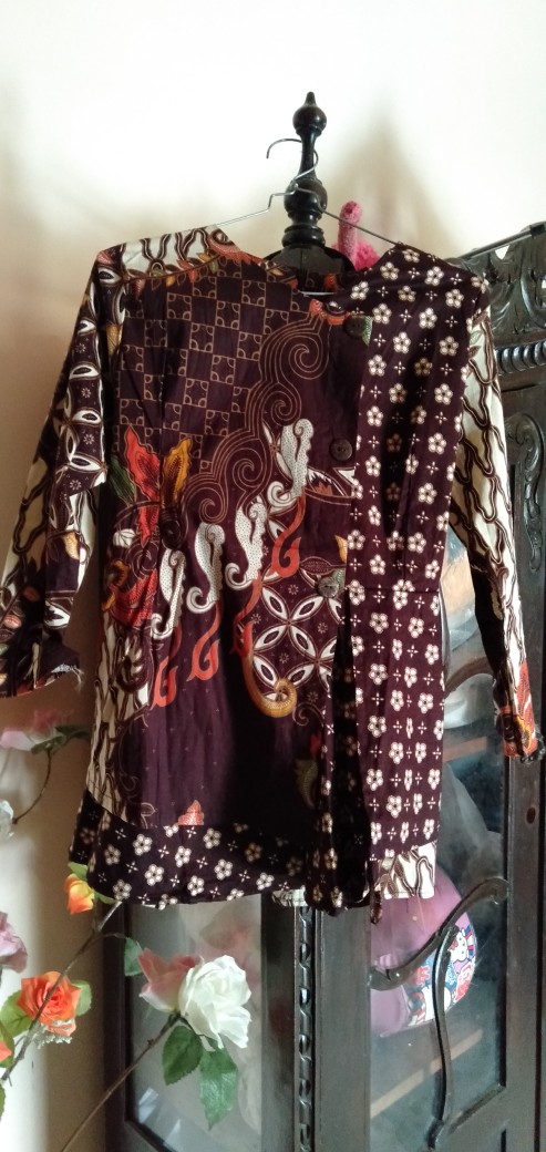 Batik Wanita - Atasan Blouse Batik Fashion Wanita 184 Size Xl