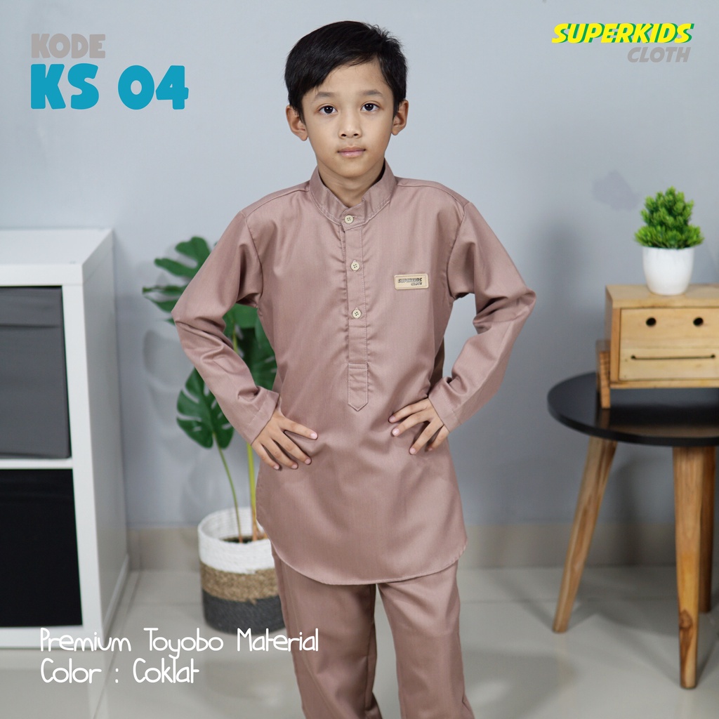 Koko Set Setelan Koko Kurta Anak Laki Laki 1 - 10 Tahun Superkidscloth