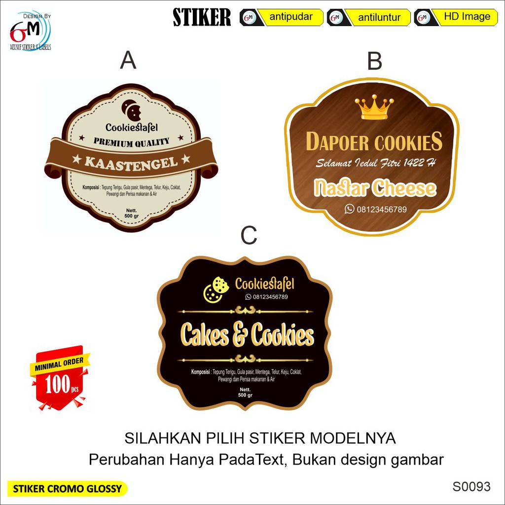 

Stiker kue lebaran