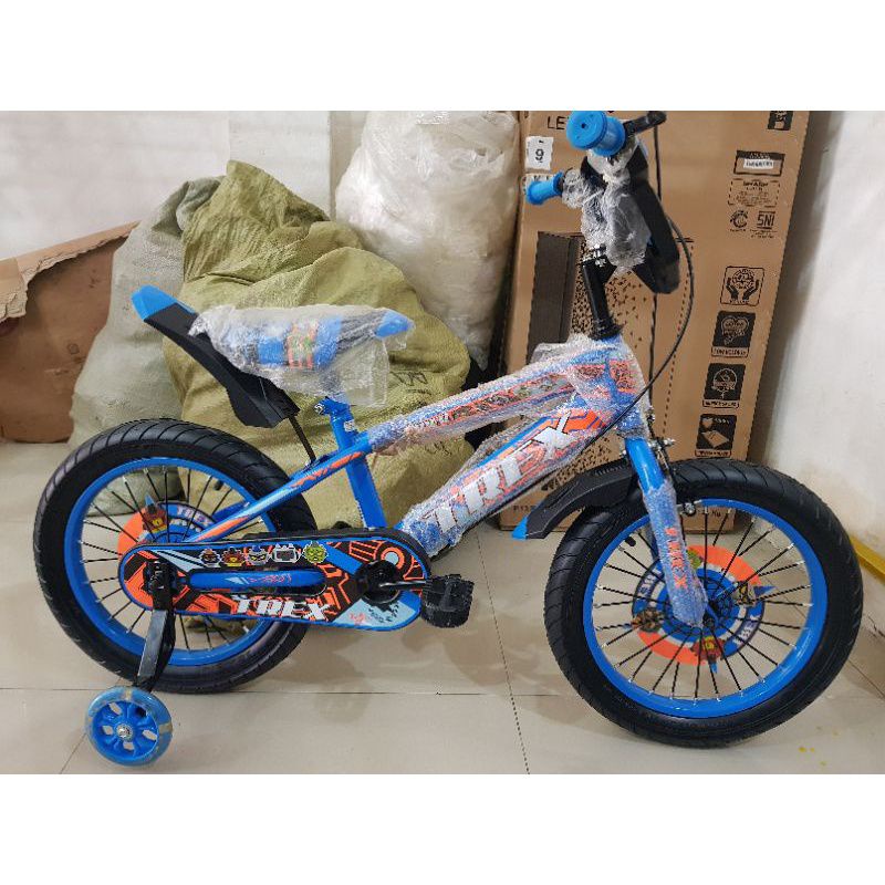 Sepeda Anak Laki - laki BMX 16/18 inch TREX VIPER Robot Music BMX Murah
