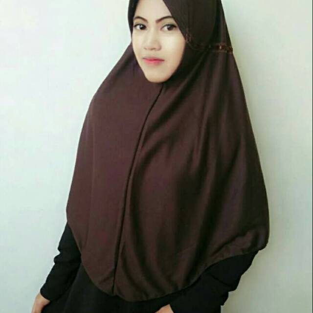 Jilbab rabbani coklat pramuka