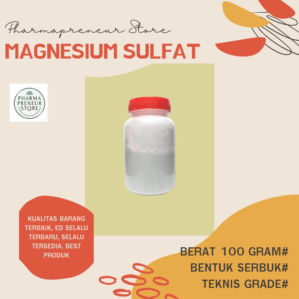 GARAM INGGRIS / MAGNESIUM SULFATE 100GRAM BEST QUALITY