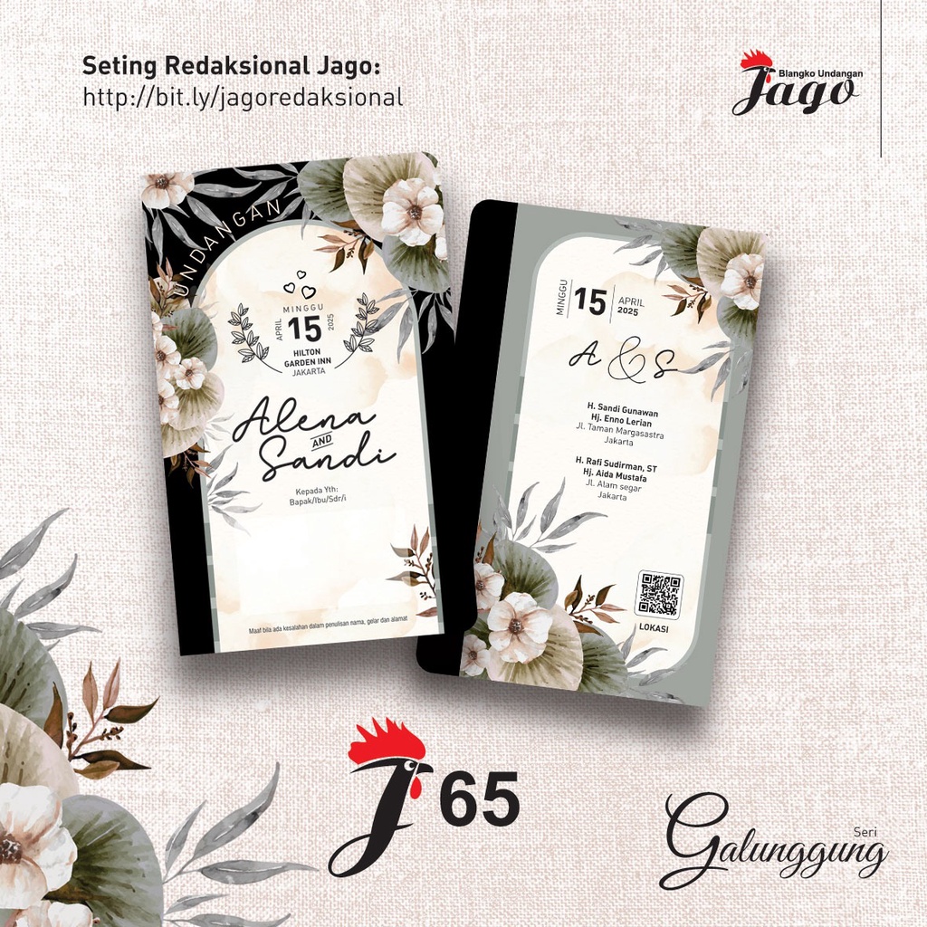 Jual Blangko Undangan Jago 65 | Shopee Indonesia