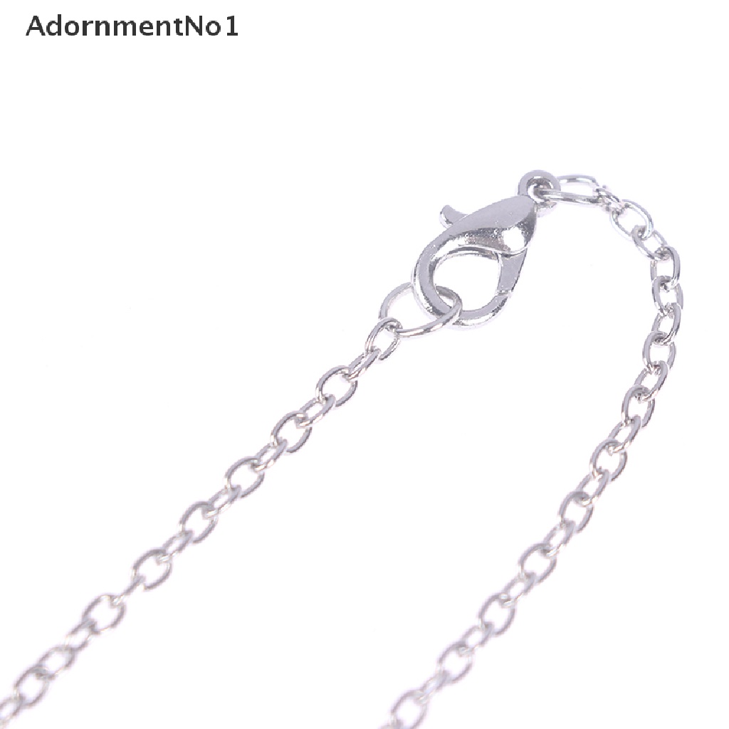 (AdornmentNo1) Kalung Rantai Silver Liontin Kerangka Anatomi Gaya Gothic Vintage Retro Punk Untuk Wanita