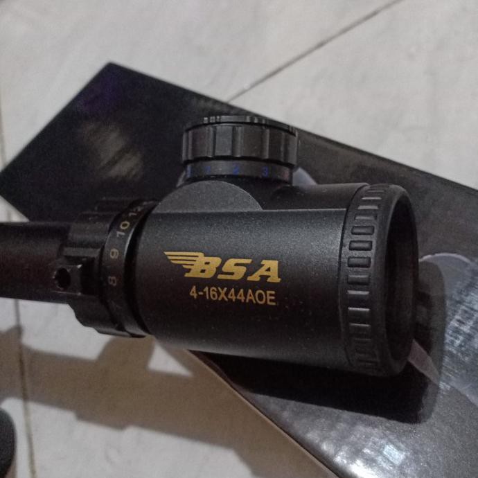 BARANG BARU Teleskop BSA 4-16x44 AOYS-BB