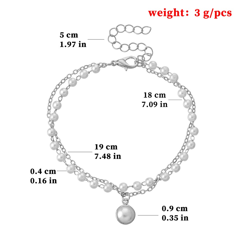 Gelang mutiara wanita fashion Korea bracelet tangan