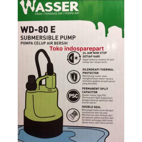 Pompa Celup Wasser WD 80 E Manual