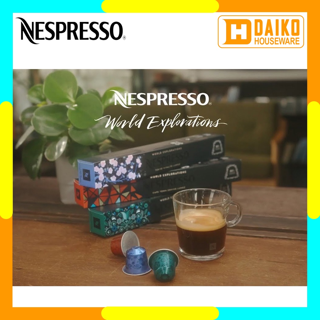 Capsule Nespresso World Explorations Series Original Nestle Coffee Pack - Kopi Kapsul Expired Panjang
