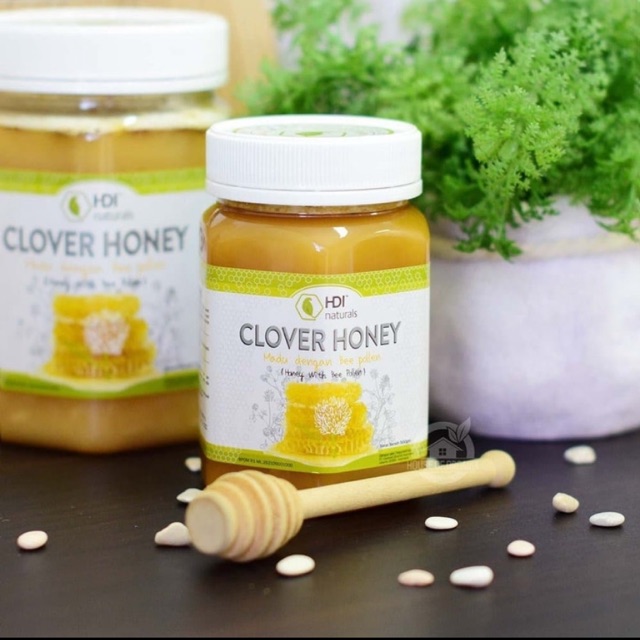 Clover Honey Madu Bee Pollen 250gr