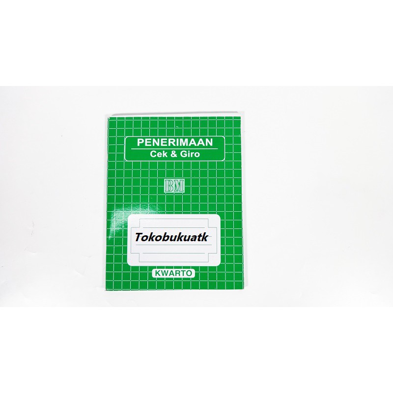 

Buku Penerimaan Cek & Giro