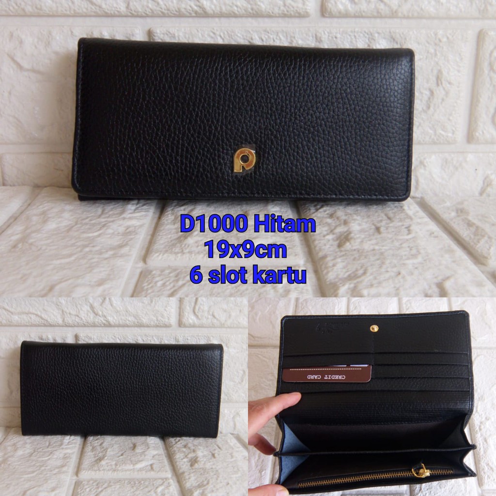 Dompet Kulit Papillon Original D1000 Hitam