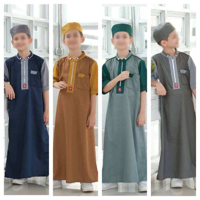 Gamis/Jubah Anak - Zafir Kids [Size M] &amp; Junior [Size S] by ANV