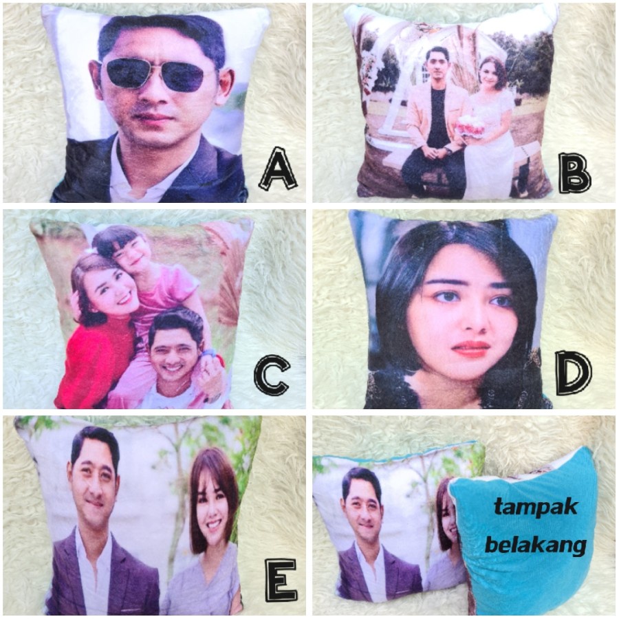 Bantal IKATAN CINTA foto artis bantal duduk sofa karakter ruang tamu