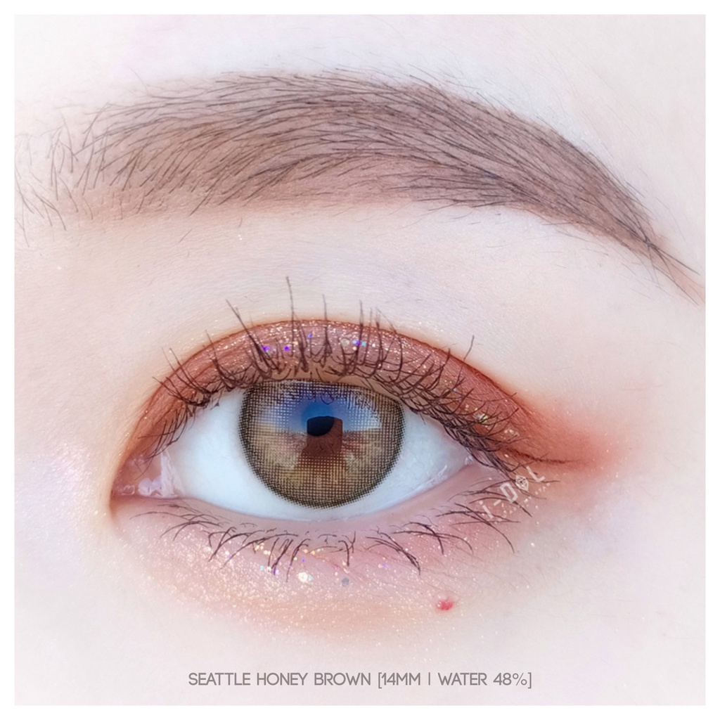 MIKHAYLOVESHOP Softlens Seattle Honey Brown | EOS Princess