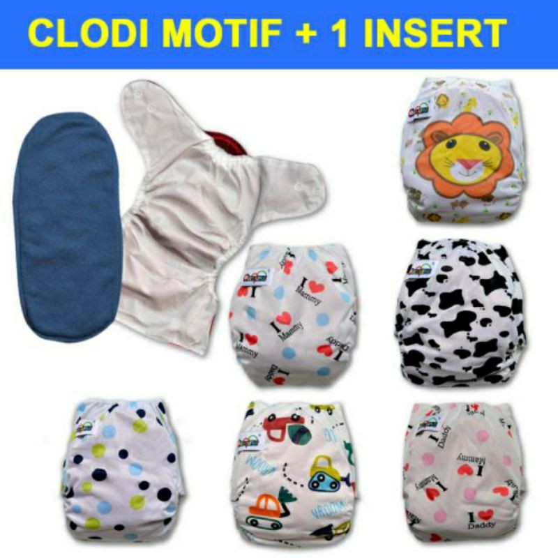 BANDUNG CLODI Popok Kain Bayi Popok bayi eco Clody  Cloth Diaper Clodi bayi dicuci