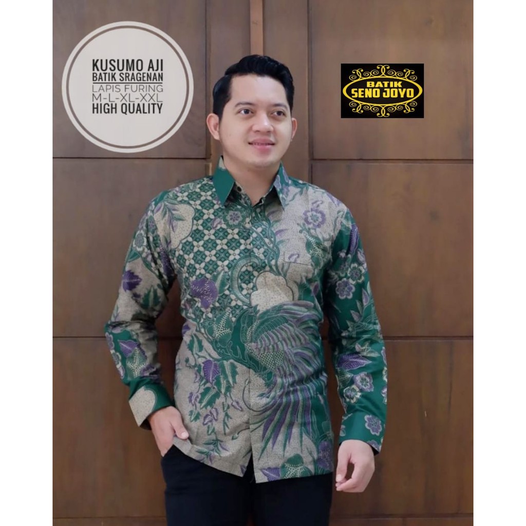 KUSUMO AJI kemeja batik pria lengan panjang terbaru ORIGINAL BSO OFFICIAL