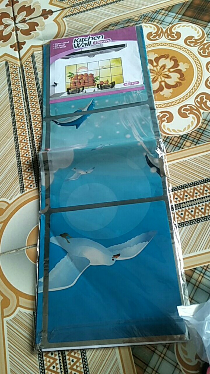 Stiker Dinding Anti Minyak Stiker Dapur