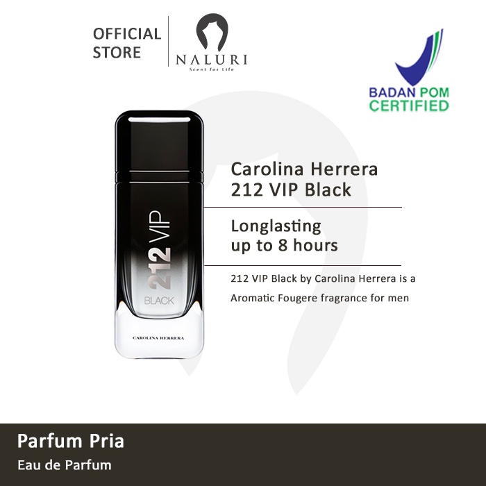 Parfum Original Carolina Herrera 212 VIP Black Man EDP 100ml