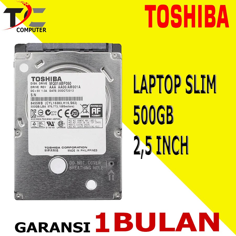 hardisk HDD Laptop 2.5&quot;  Eksternal 500gb