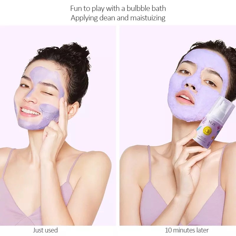 VEZE BUBBLE MASK FACIAL MASK - Masker Wajah Bubble Perilla ORIGINAL