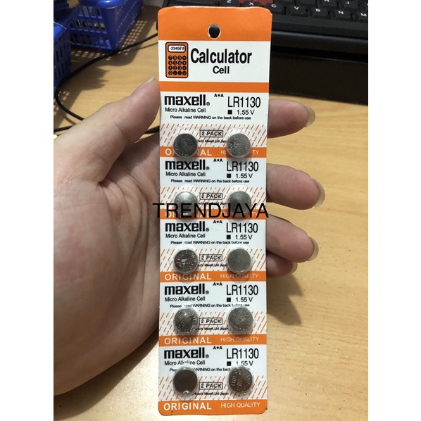 BATERAI / BATRE / BATTERY LR1130 / AG10/ LR 1130/ AG 10 KALKULATOR JAM WATCH JAM TANGAN B08
