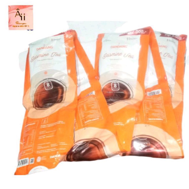 

ecer ½ renteng isi 5sachet kemasan baru teh dandang 2000 Jasmine tea per sachet isi 8kantong