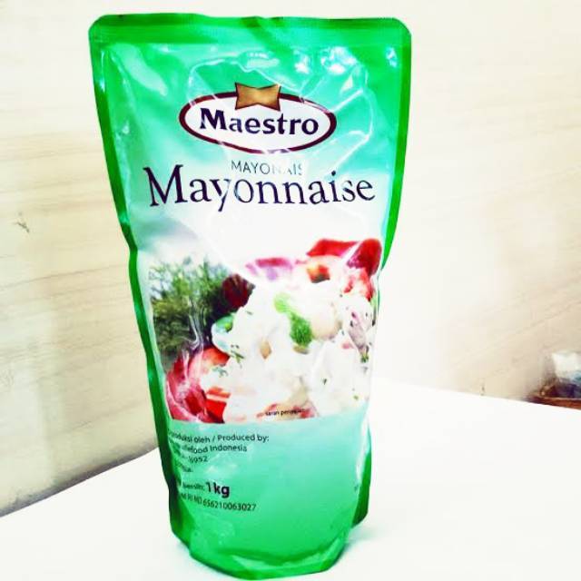 

Maestro Mayonnaise Pouch 1KG / Mayonnaise