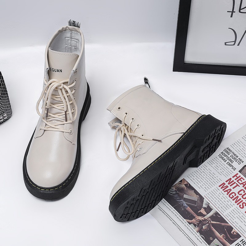 {FREE BOX} Sepatu Boots Unisex Wanita/Pria Casual Vintage - 666