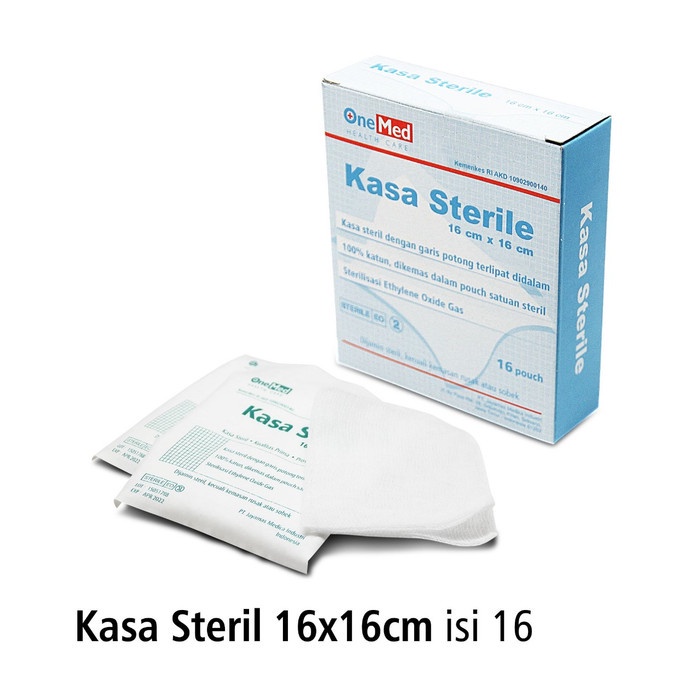 Kasa Steril Onemed 16x16cm box isi16 - KS B16 OJ2