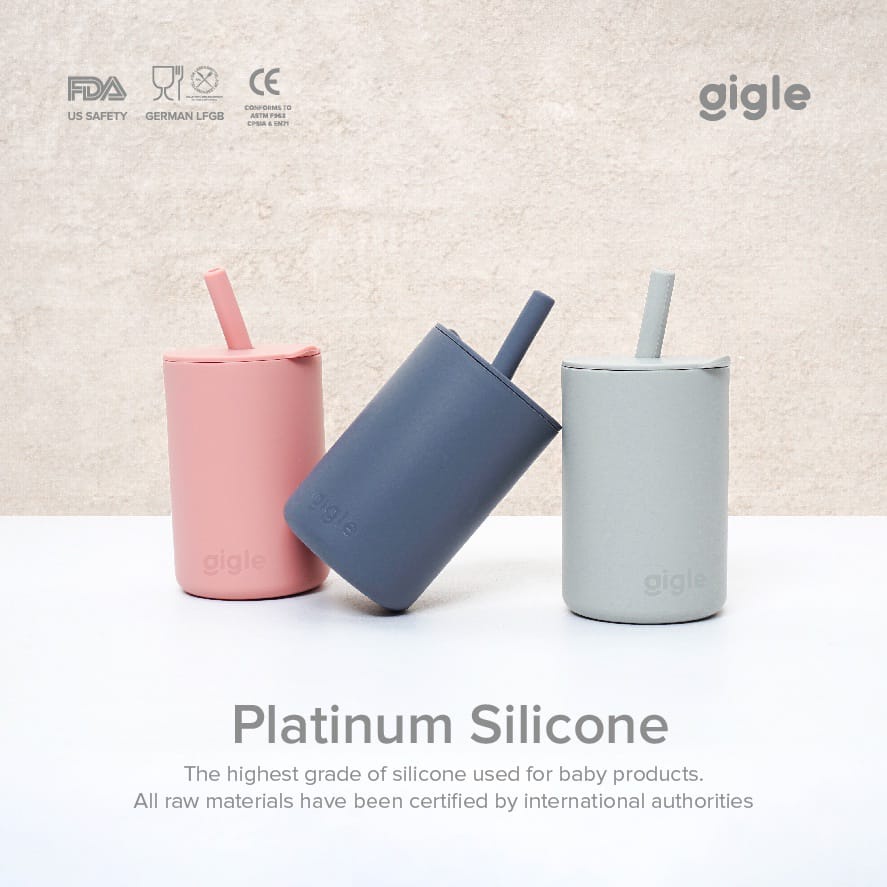 Gigle - Sippy Cup Set with Straw