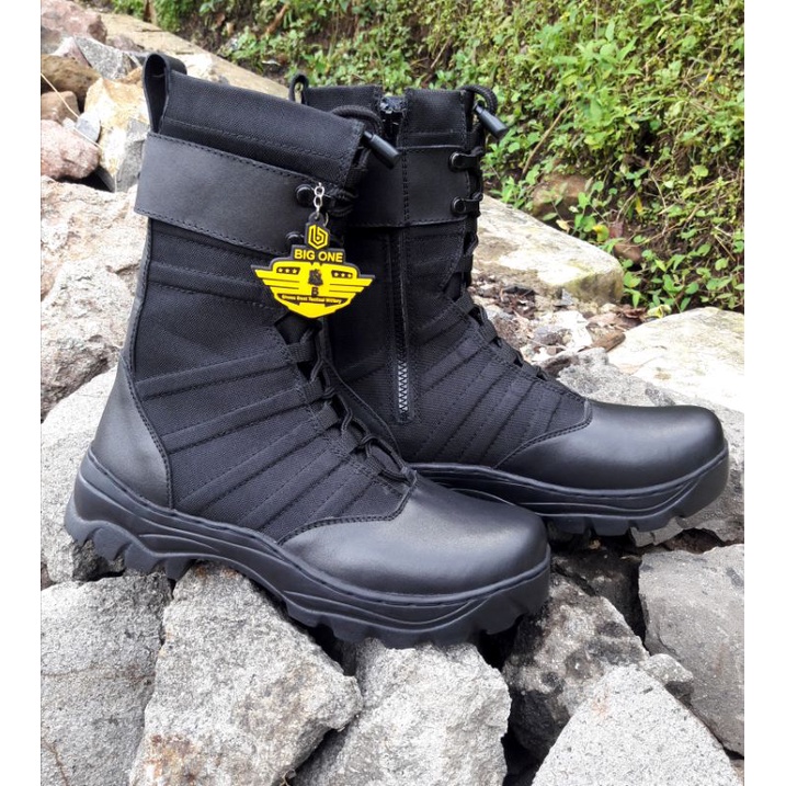 Sepatu PDL Ninja titans TNI AD Polri Brimob 100% Kulit asli Murmer