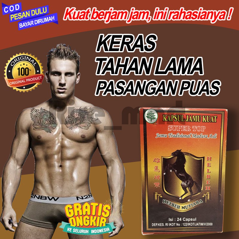 KAPSUL HELBEH CAP KUDA LARAT RAHASIA PRIA DEWASA KUAT BERJAM JAM DIJAMIN ISTRI ANDA KETAGIHAN