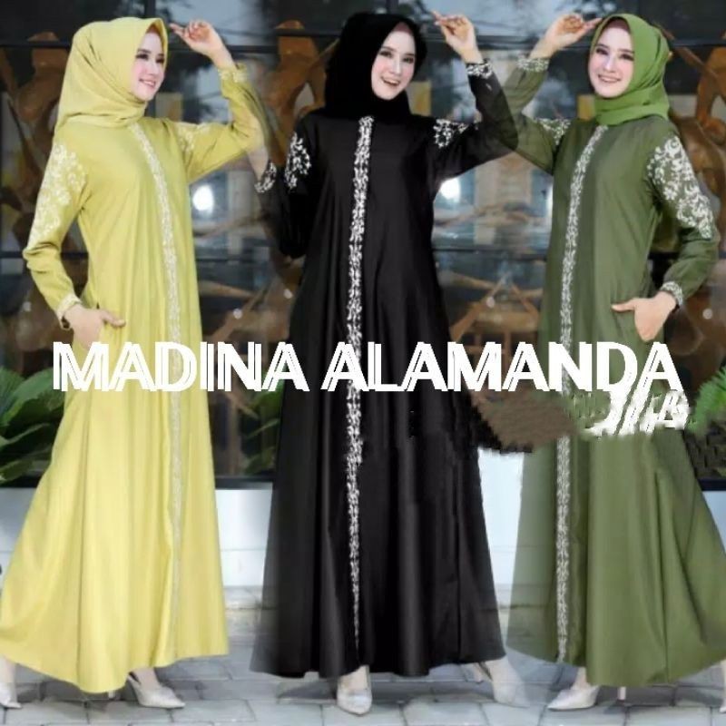 A.Line-Dress Gamis Premium Madina Alamanda
