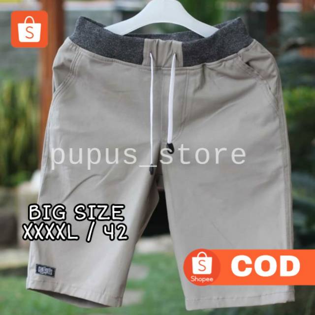  JUMBO CELANA  CHINO  PINGGANG KARET RIP SIZE 42 DENRO BY 