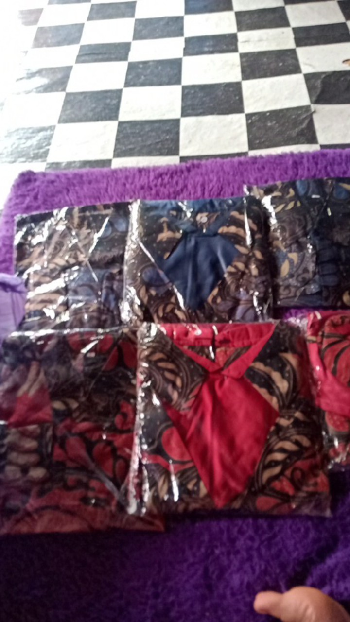 Maura Couple - Sania Ruffle Batik Couple Ori Ndoro Jowi Garansi Termurah Shopee - Batik Modern Solo